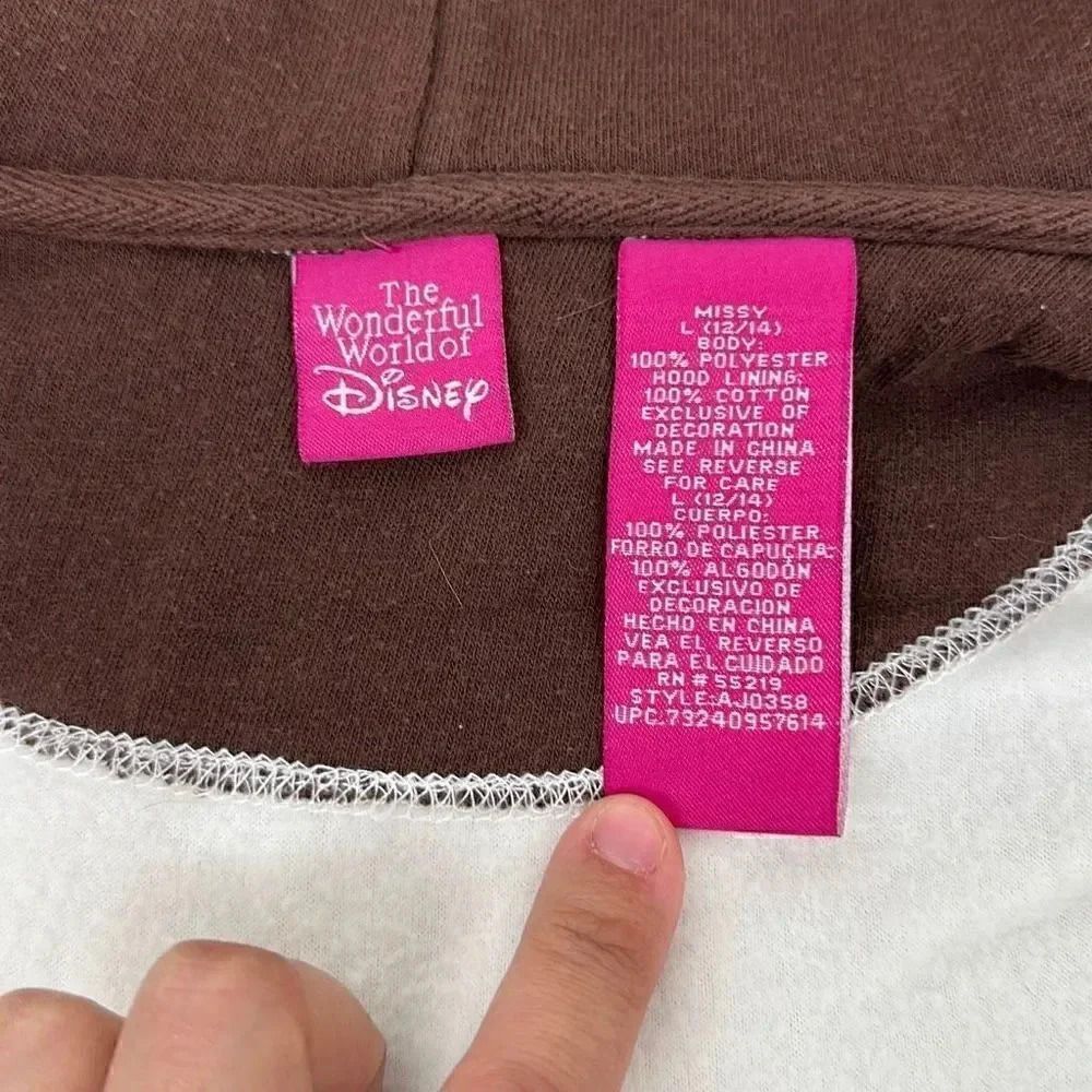 Disney Winnie The Pooh Full Zipper Soft Fleece Hoodie - Picture 6 of 10
